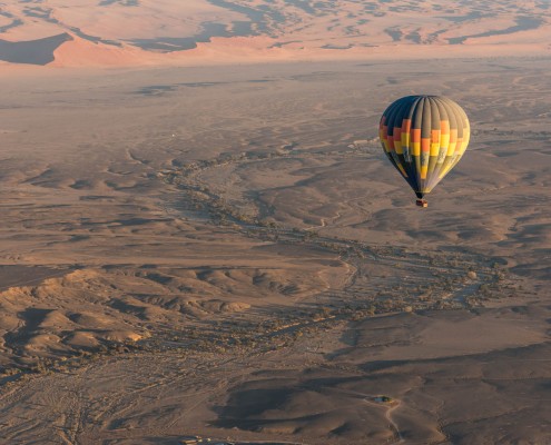 ballooning in Namibia