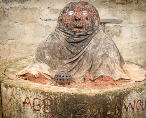 legba, protecting the entrance of a village