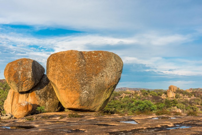 Felsen im Matopos Nationalpark