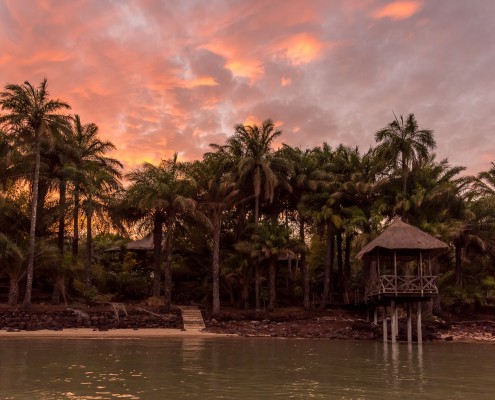Sonnenuntergang Bijagos Inseln Guinea Bissau