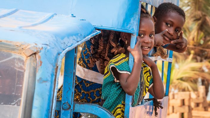 kids in Gran Popo, benin, africa