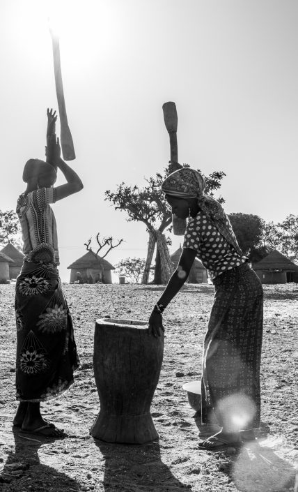 Africa, Benin, Kouaba. Fulani village
