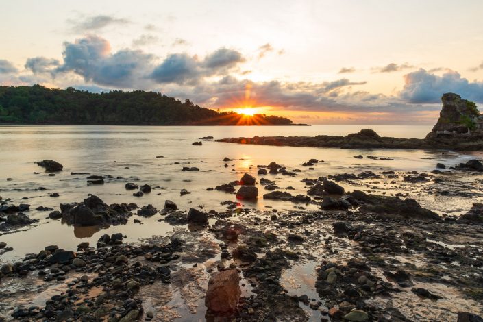 sunset Principe Island