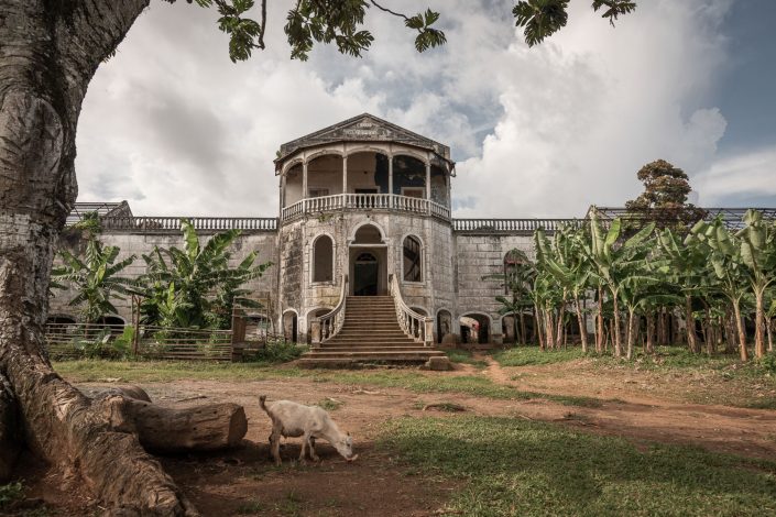 abandoned plantation in Sao Tome